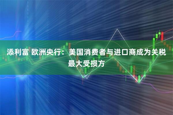 添利富 欧洲央行：美国消费者与进口商成为关税最大受损方