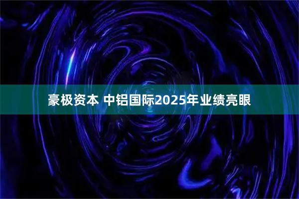 豪极资本 中铝国际2025年业绩亮眼